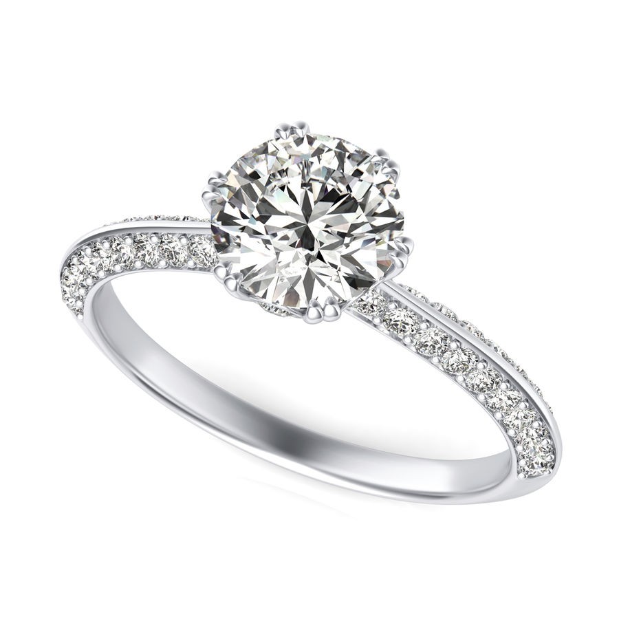 Knife Edge Engagement Ring
