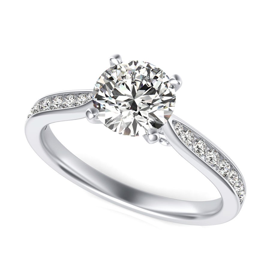 Cathedral Engagement Ring