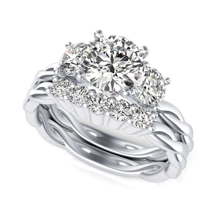 Three Stone Engagement Ring