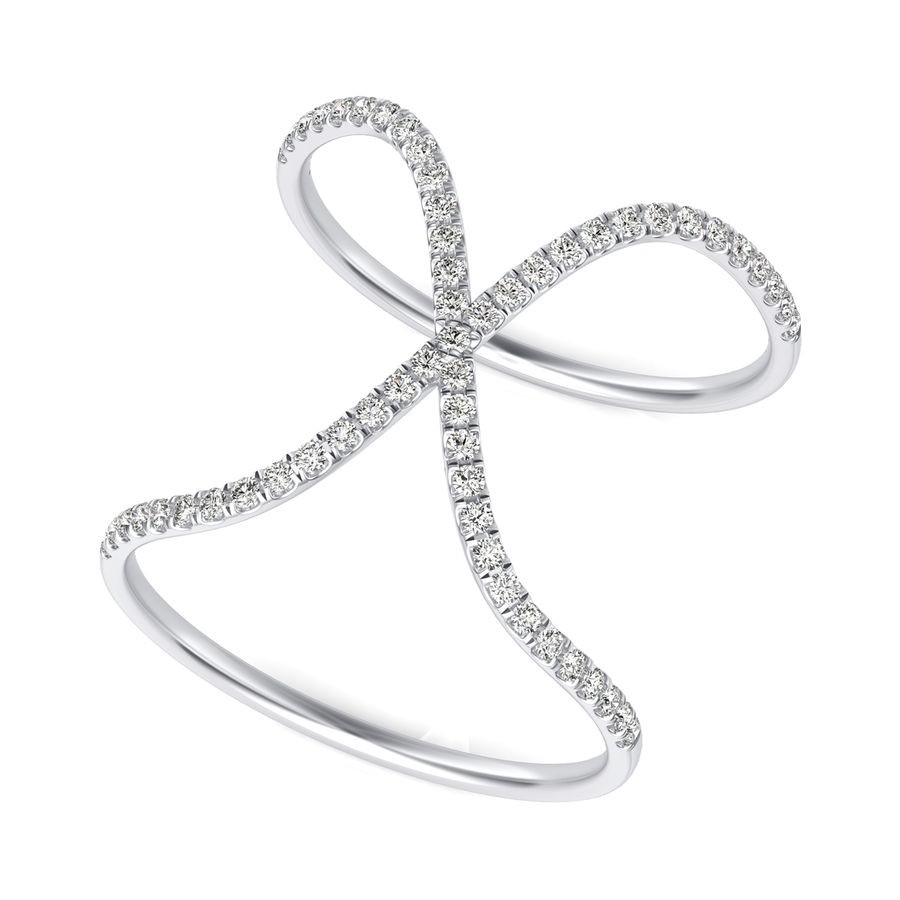 X Criss Cross Ring