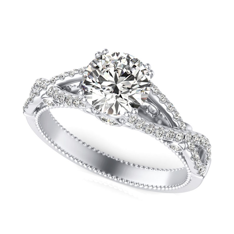 Twist Engagement Ring