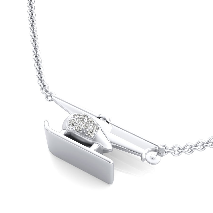 Helicopter Charm Pendant