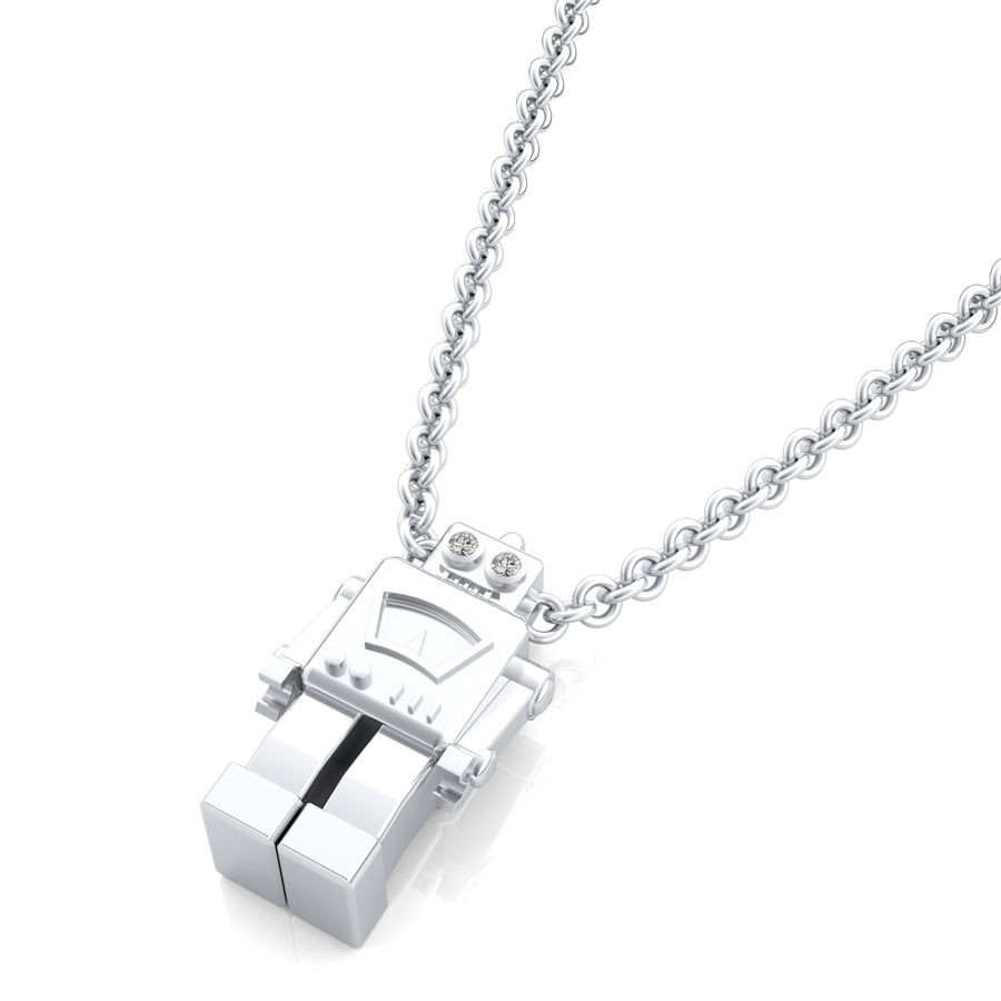 Robot Charm Pendant