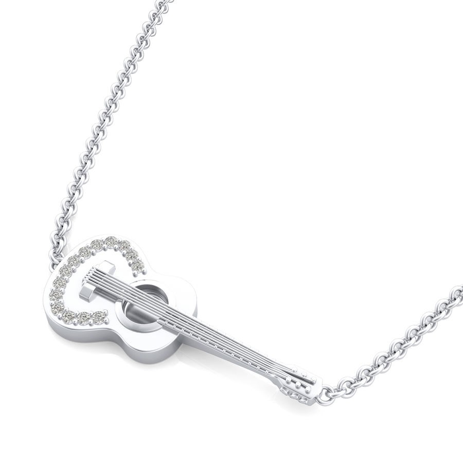 Guitar Charm Pendant