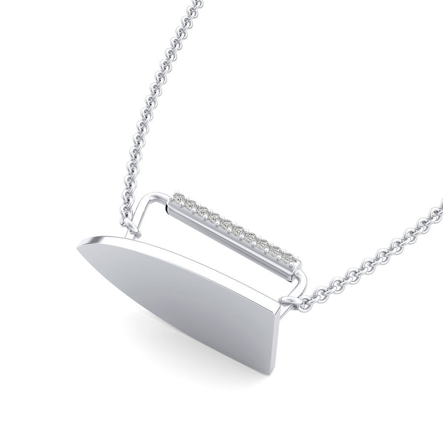 Monopoly Iron Charm Pendant