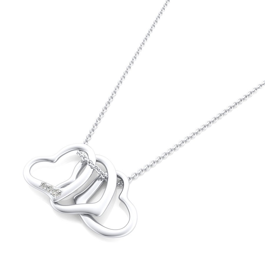 Three Heart Pendant