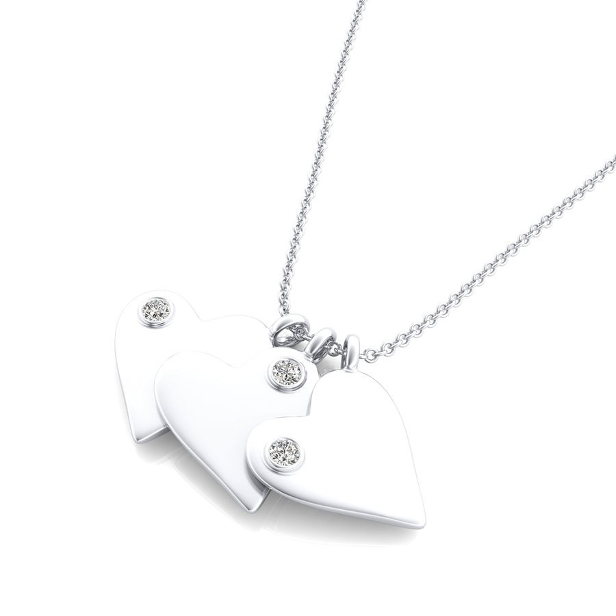 Three Hearts Pendant