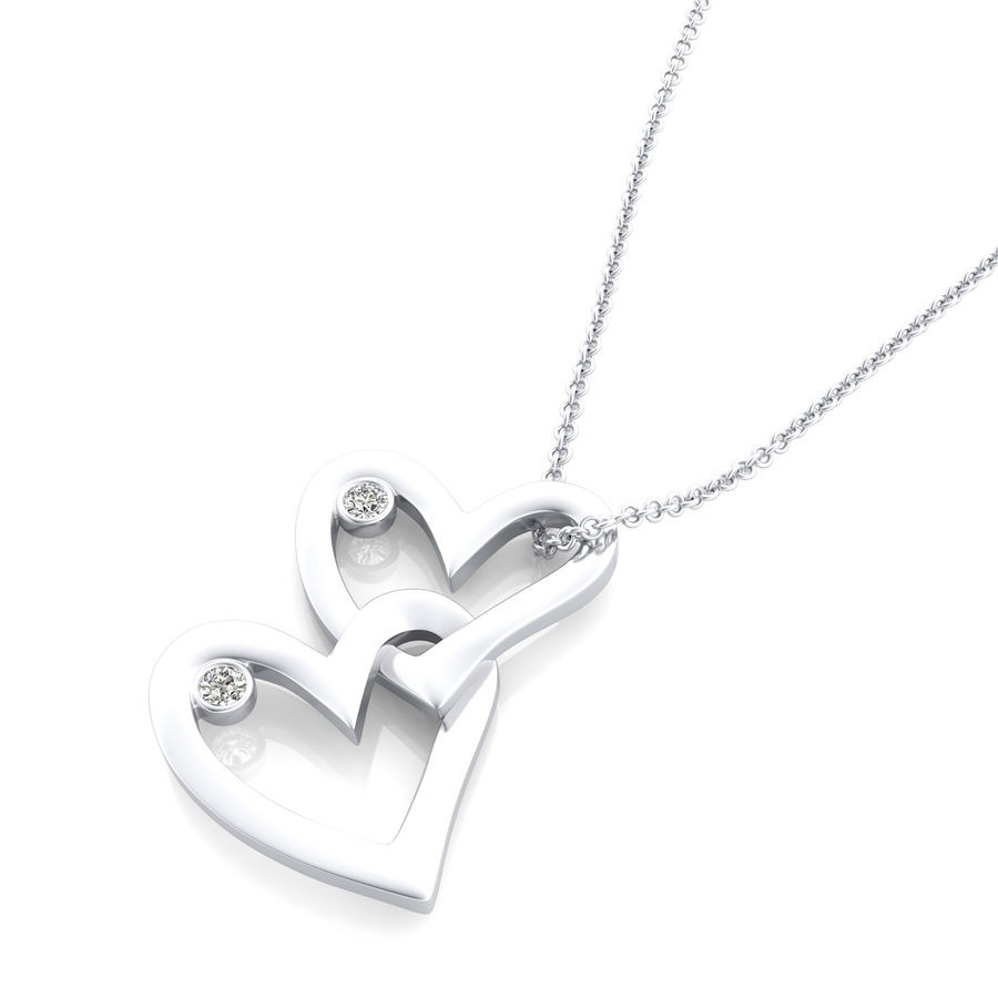 Two Hearts Pendant