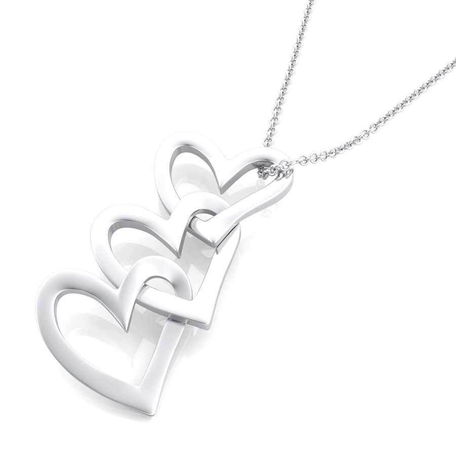 Three Hearts Pendant
