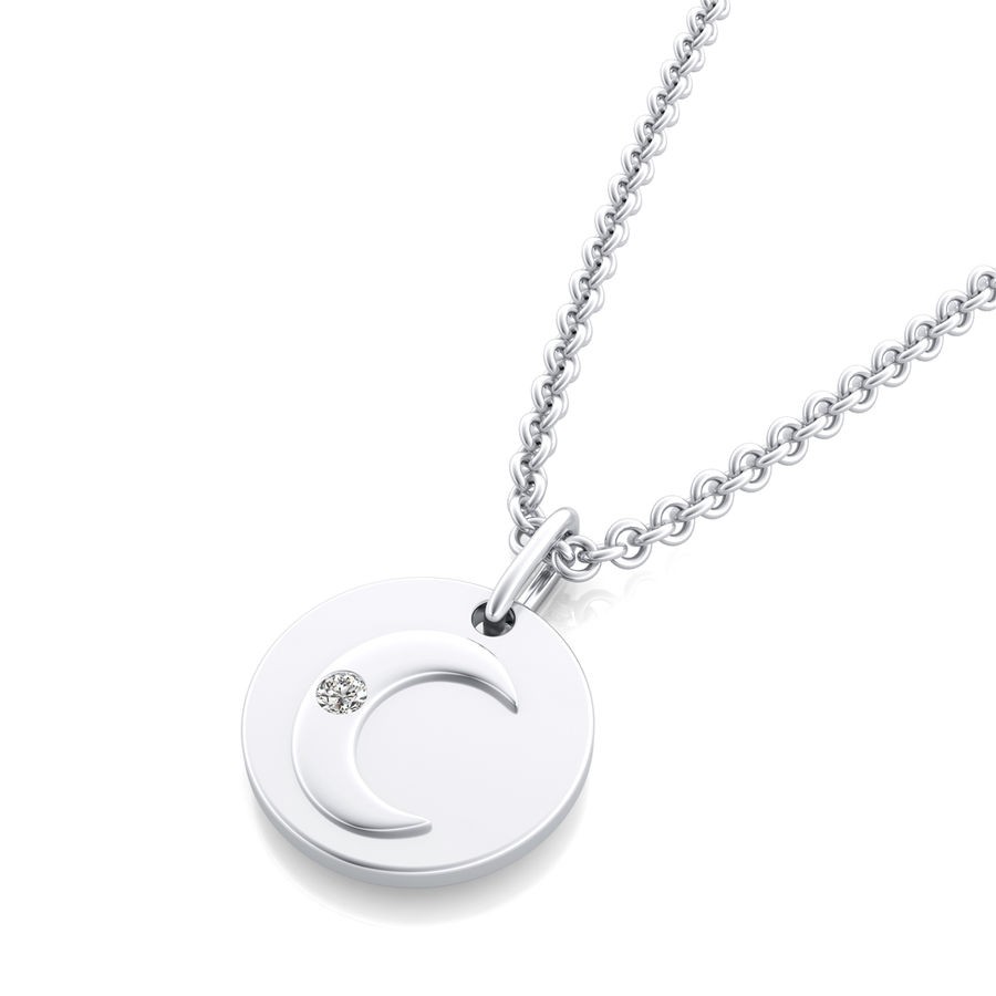 Moon Coin Pendant