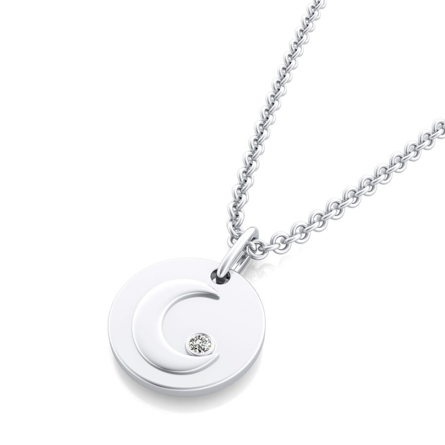 Moon Coin Pendant