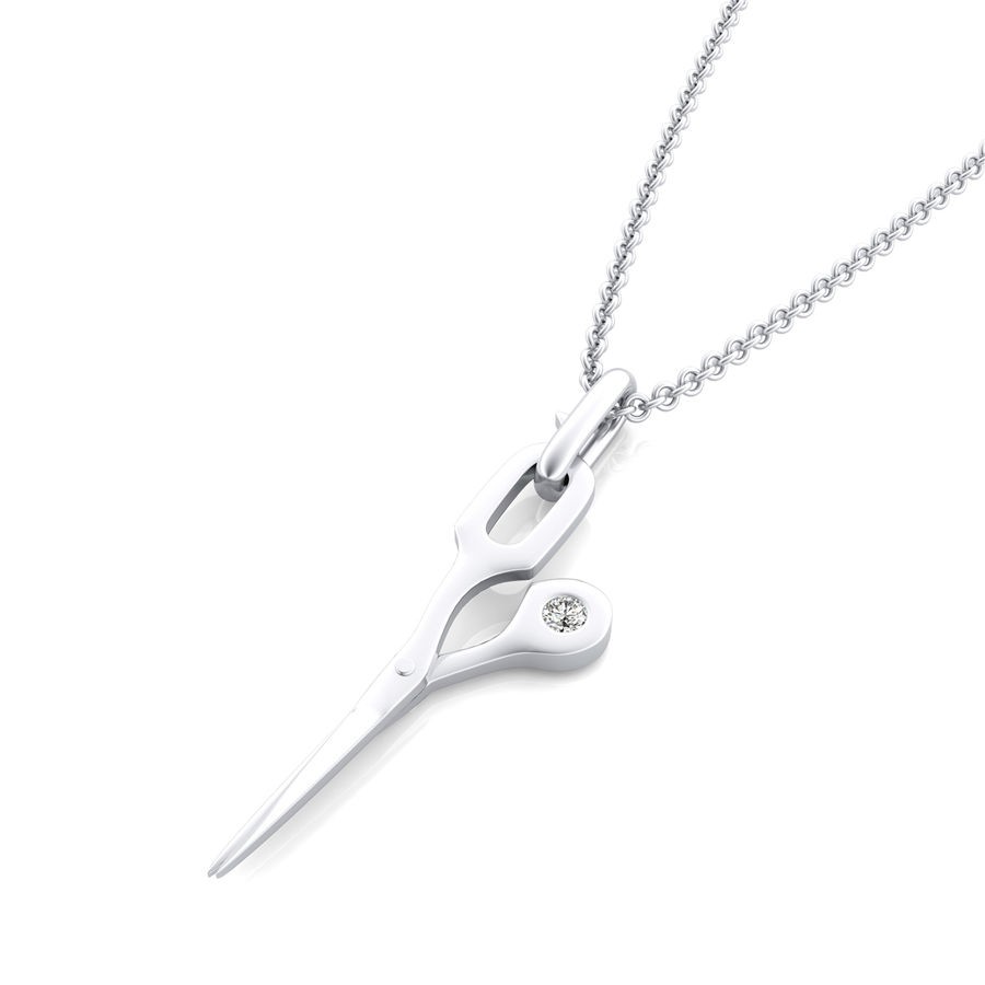 Scissors Charm Pendant