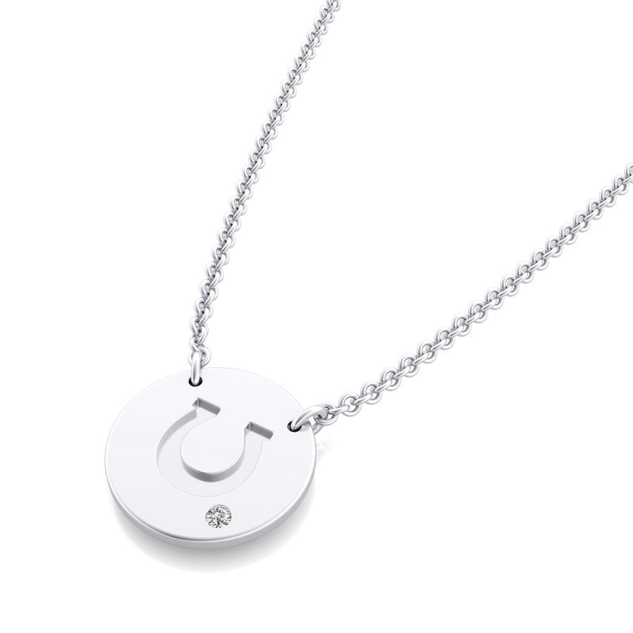 Horseshoe Coin Pendant