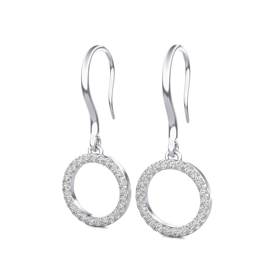 Circle Drop Earrings
