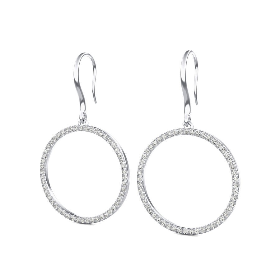 Circle Drop Earrings