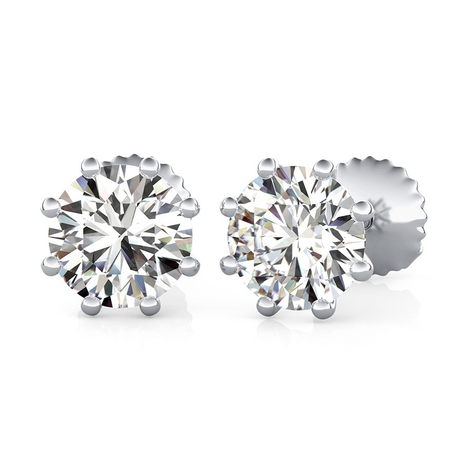 Wire Martini Stud Earrings