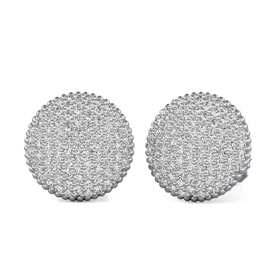 Cluster Disc Earrings