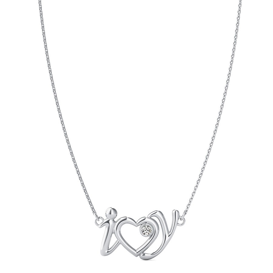 "I Love Y" Heart Pendant