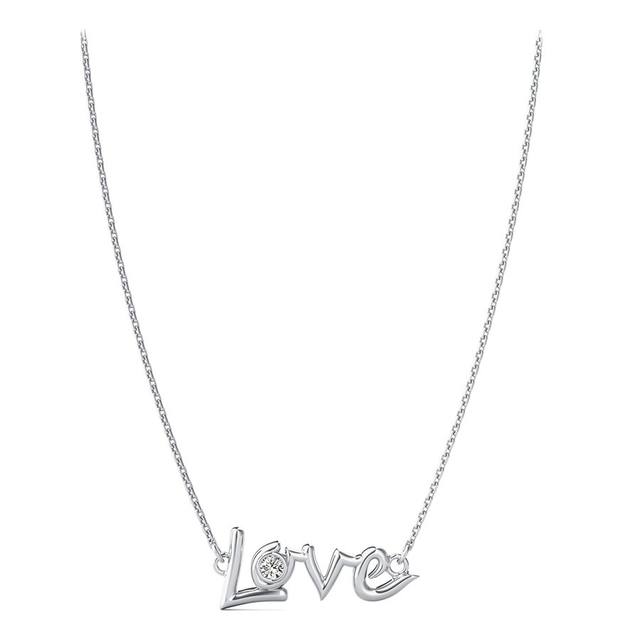 "Love" Word Pendant