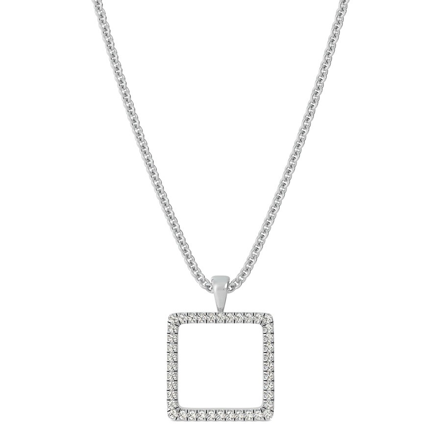 Open Square Shaped Pendant