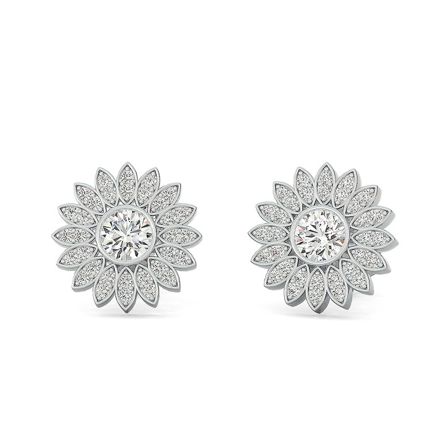 Floral Halo Earrings