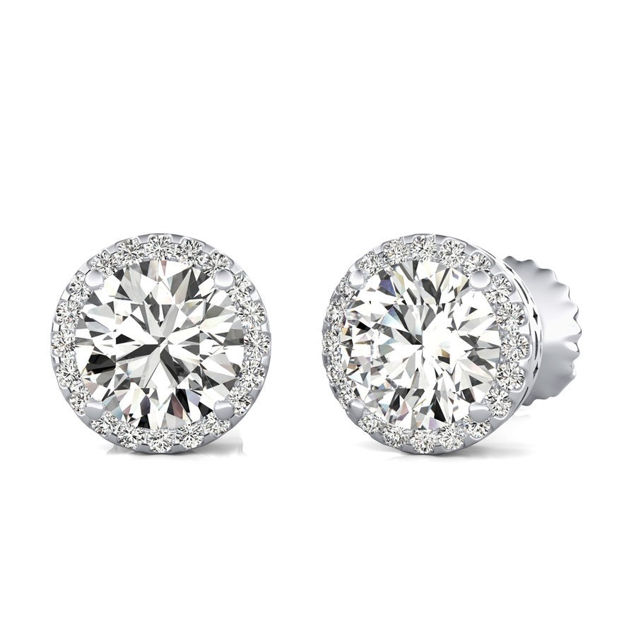 Halo Stud Earrings