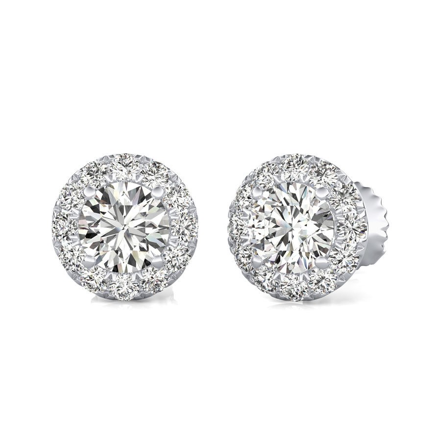 Halo Stud Earrings