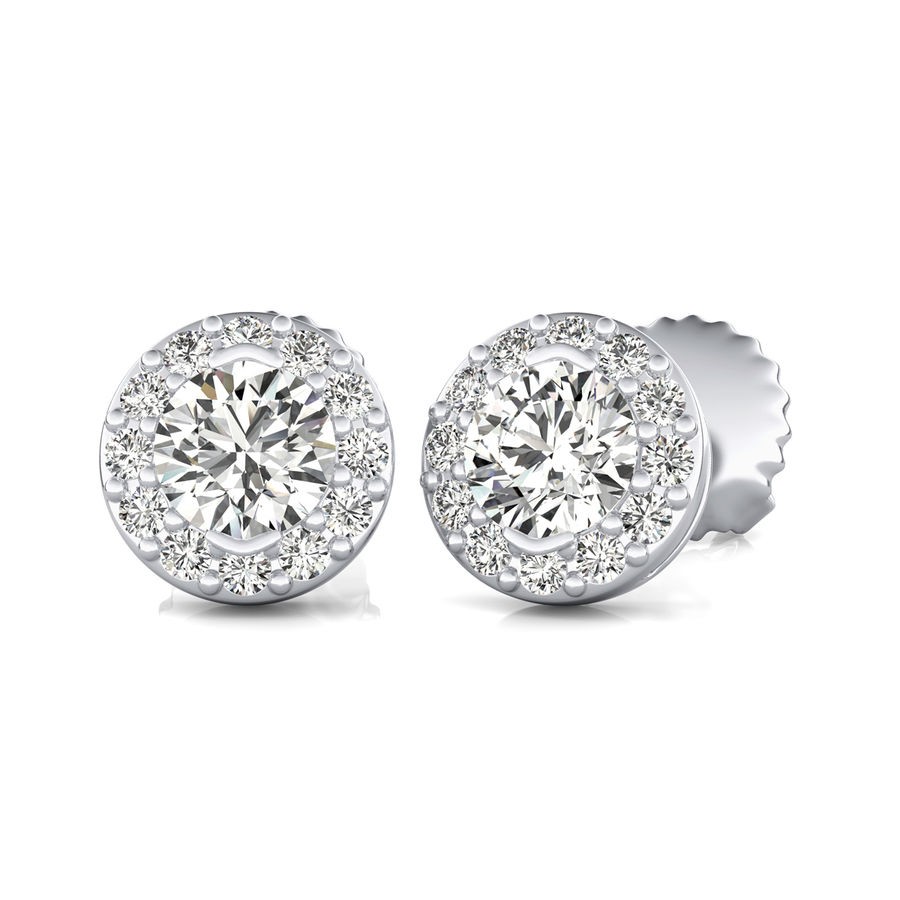 Halo Stud Earrings