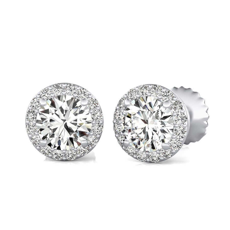 Halo Stud Earrings
