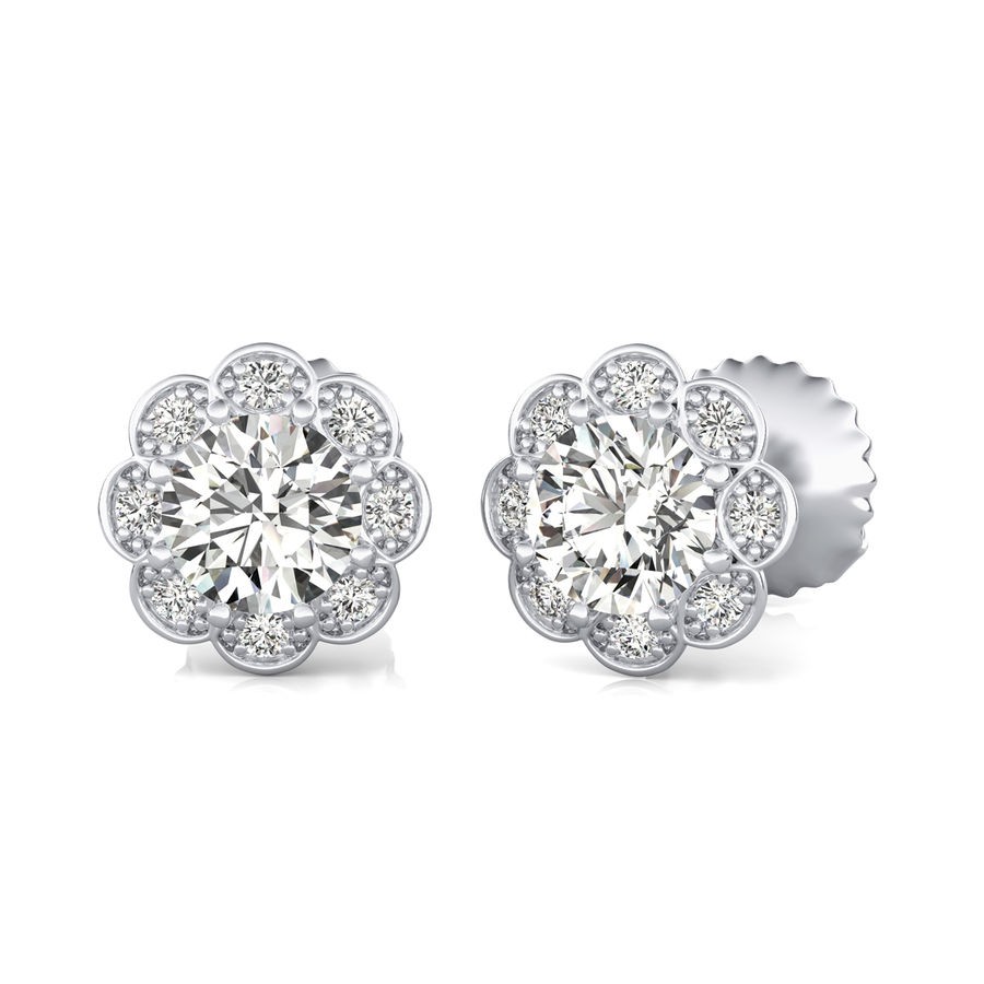 Halo Stud Earrings