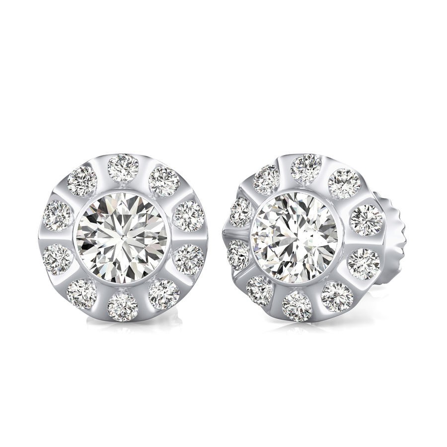 Halo Stud Earrings
