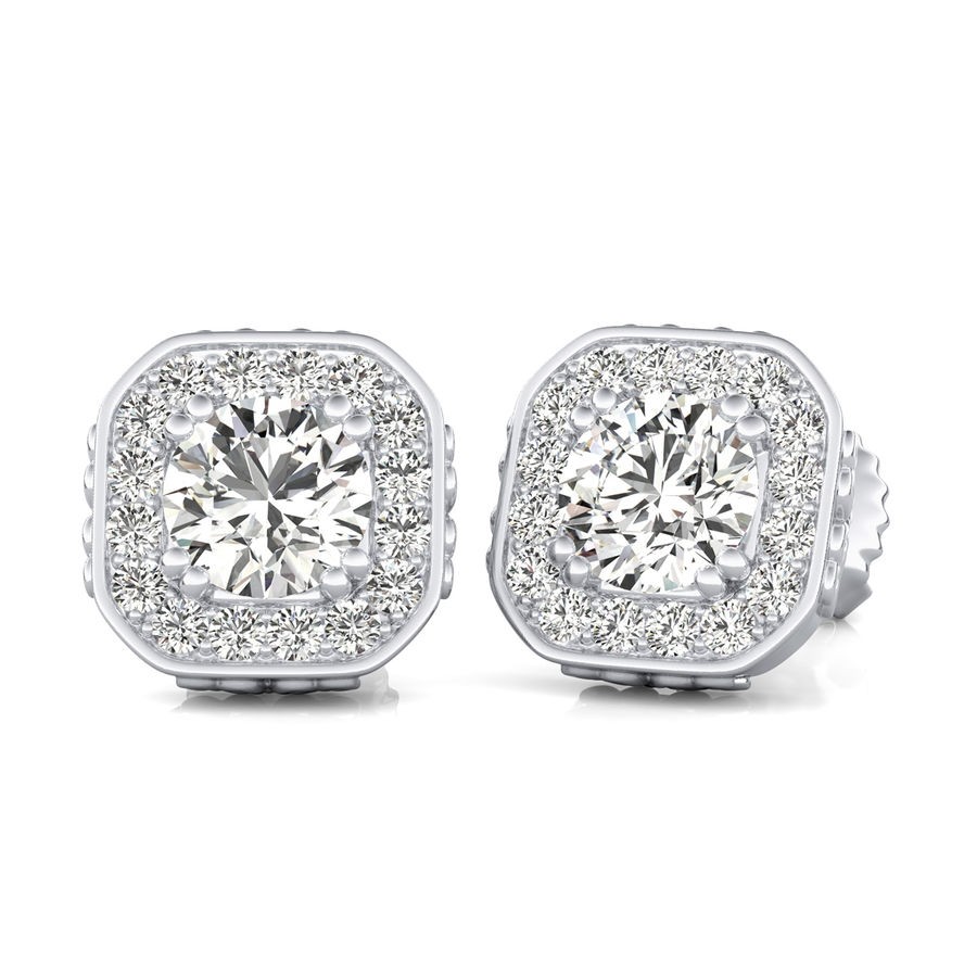 Halo Stud Earrings
