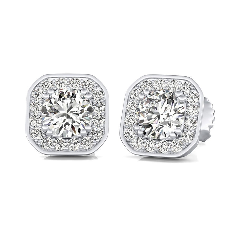 Halo Stud Earrings