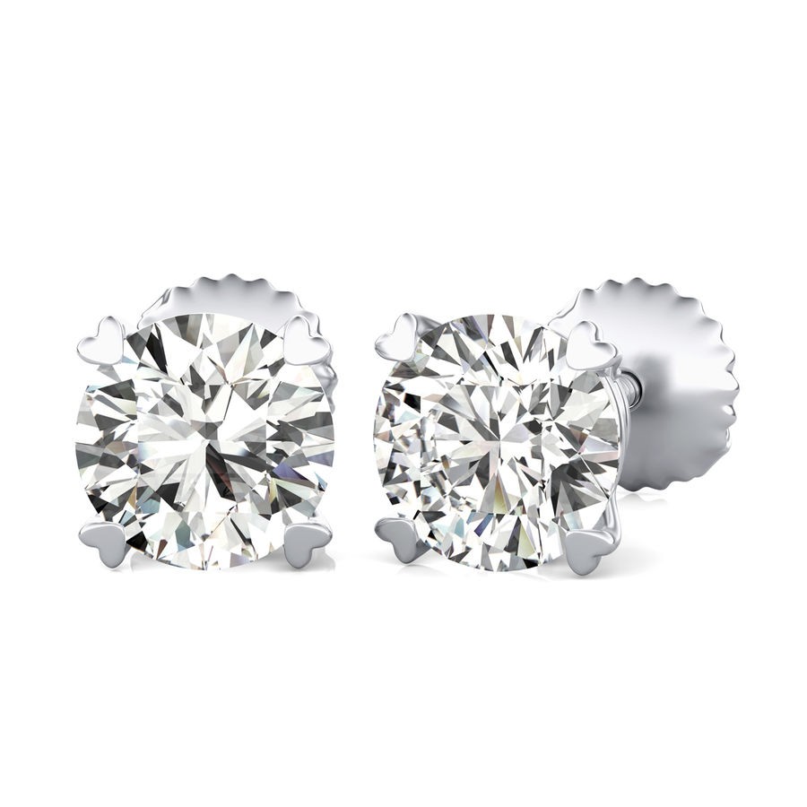 Double Wire Stud Earrings