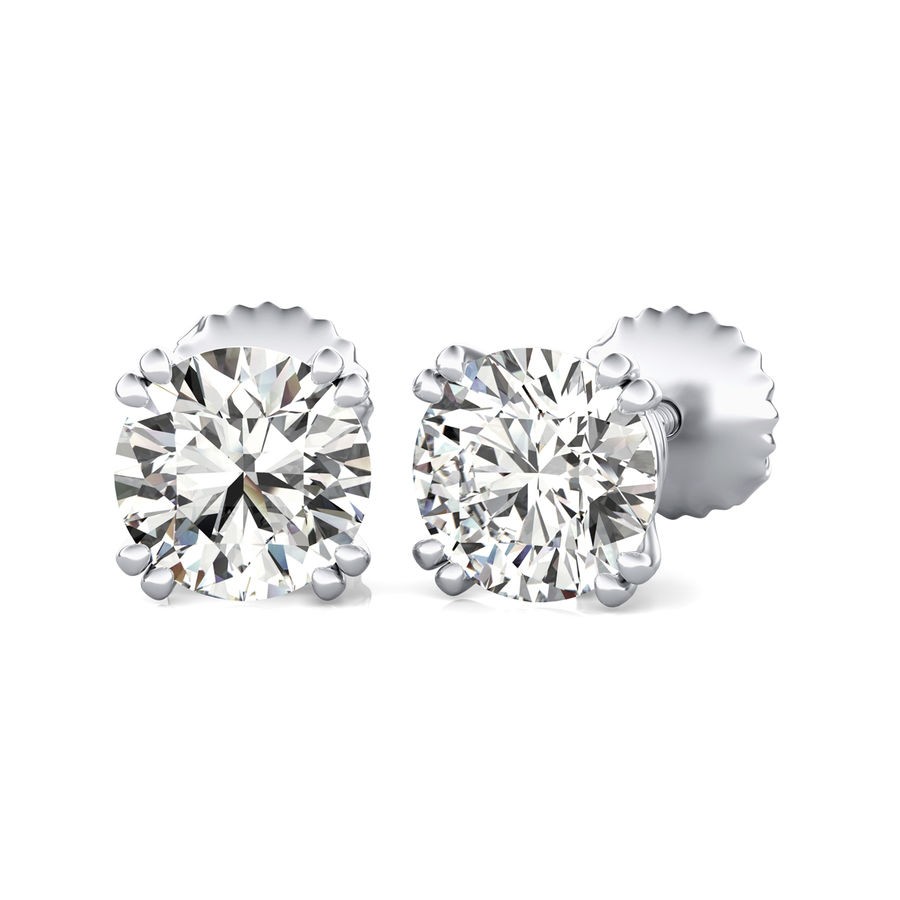 Double Wire Stud Earrings