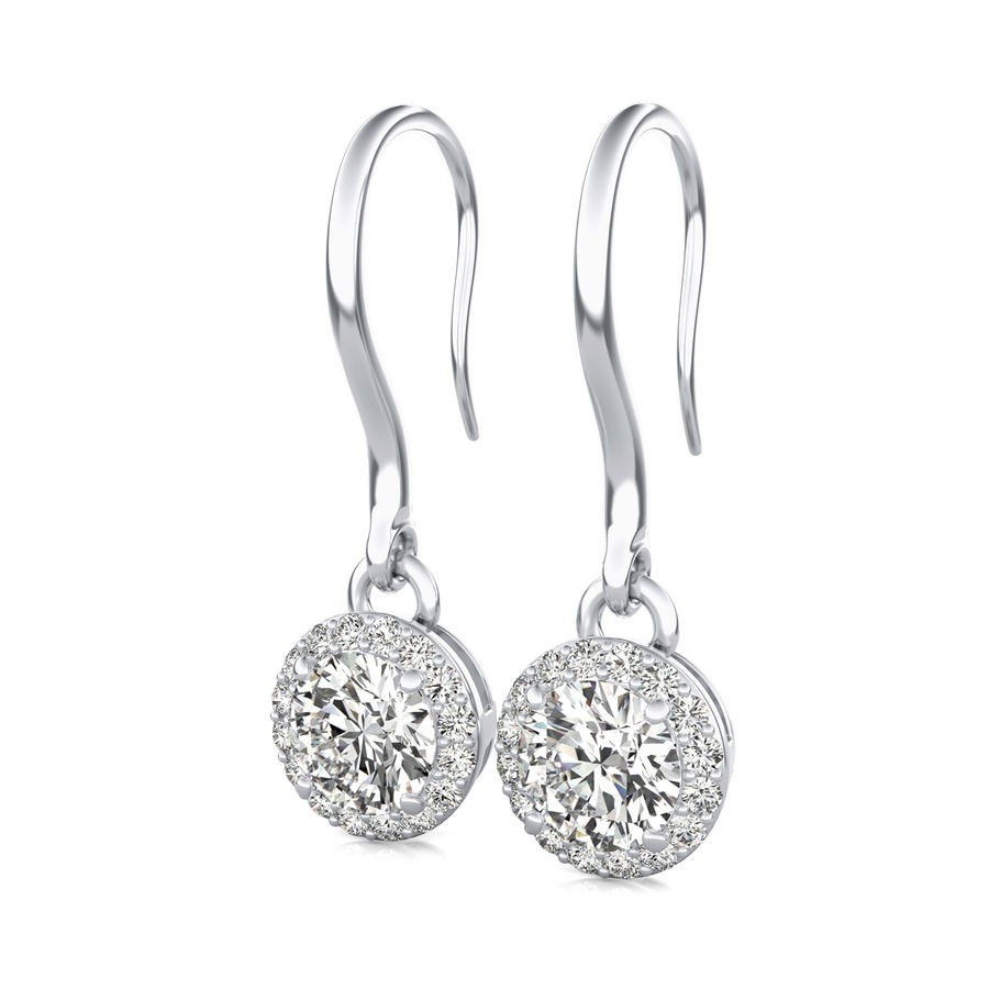 Halo Lever Back Earrings