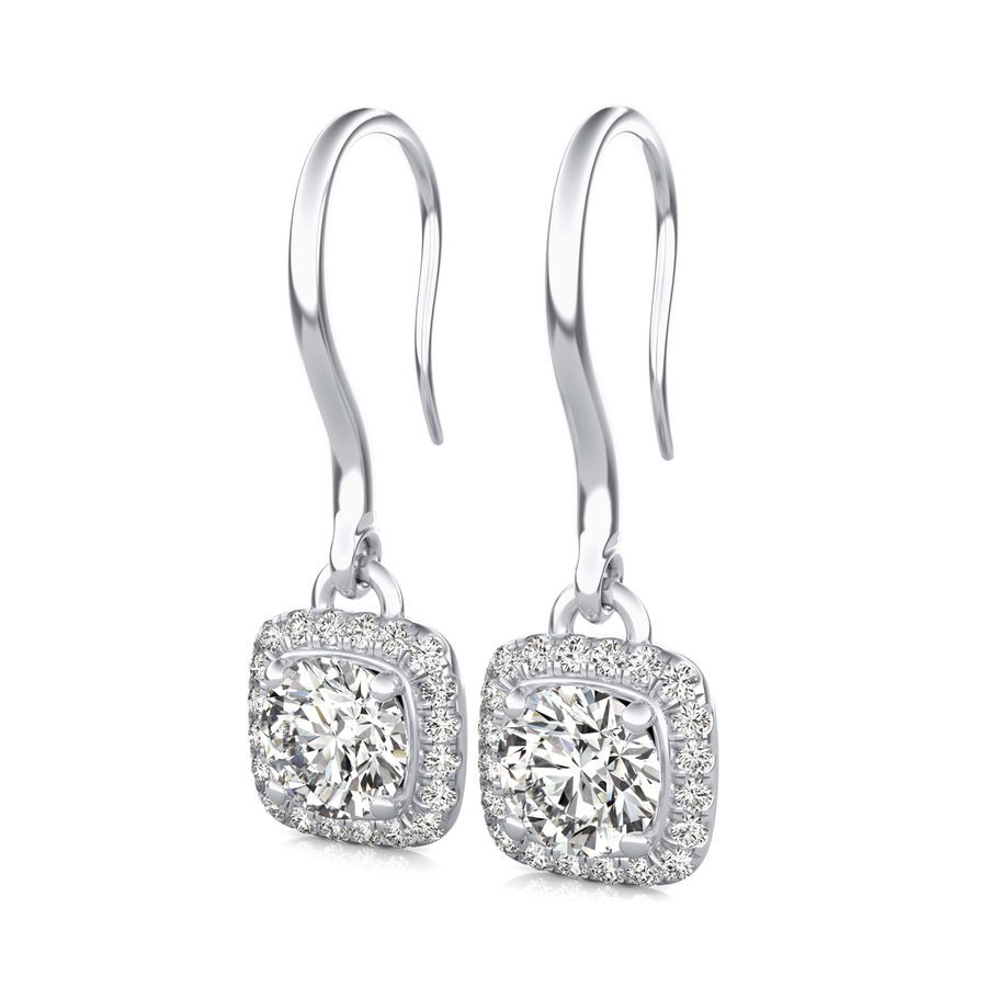 Halo Lever Back Earrings