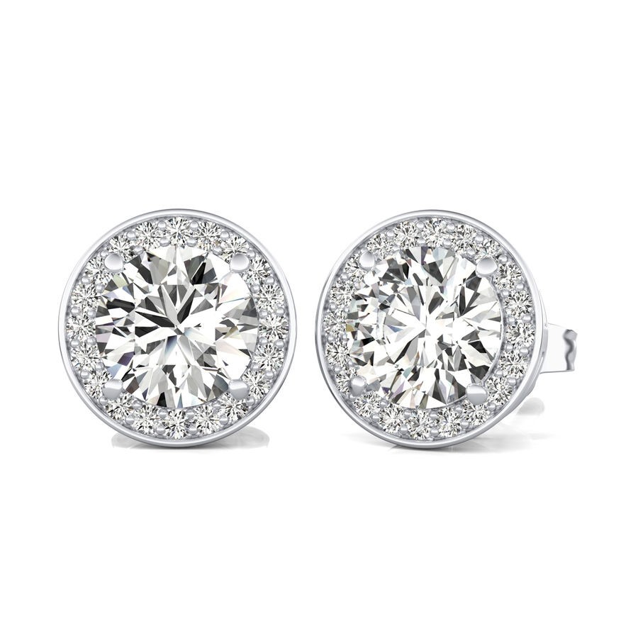 Halo Stud Earrings