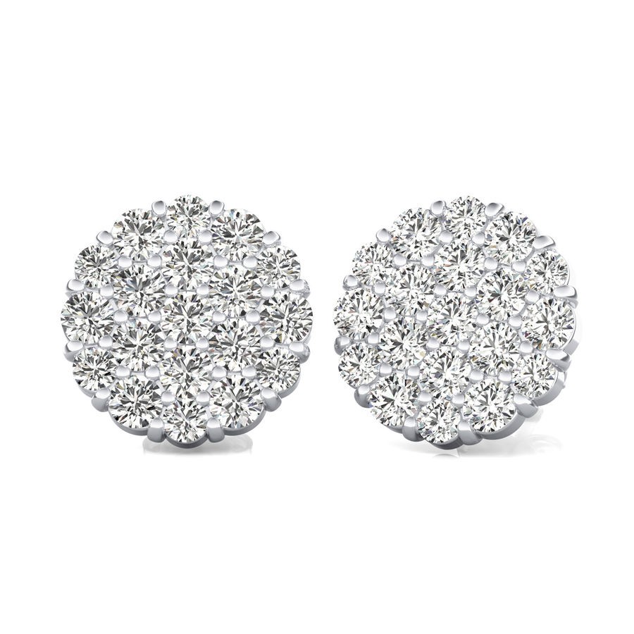 Cluster Stud Earrings