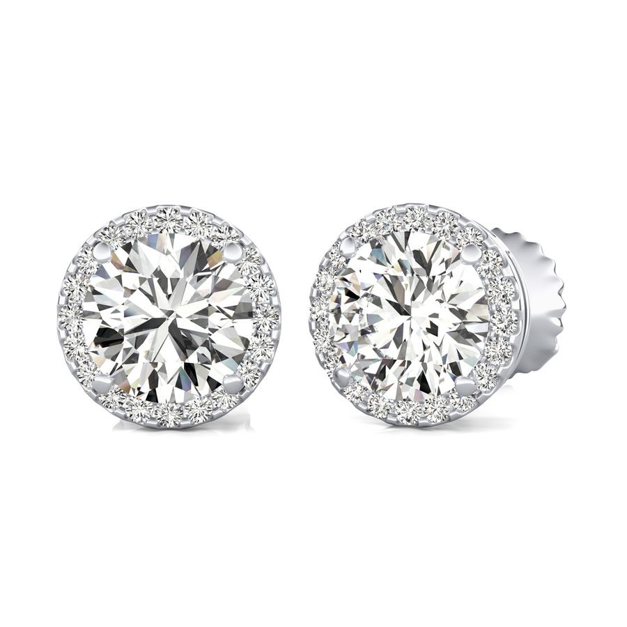Halo Stud Earrings