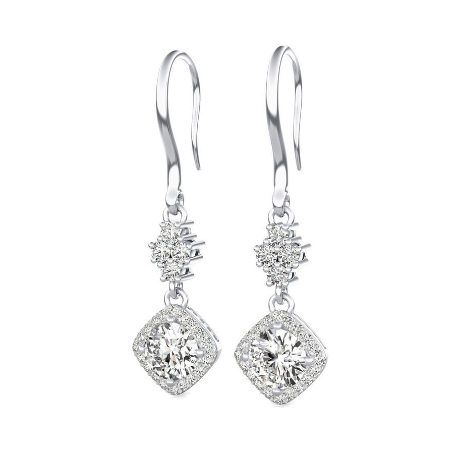 Halo Lever Back Earrings