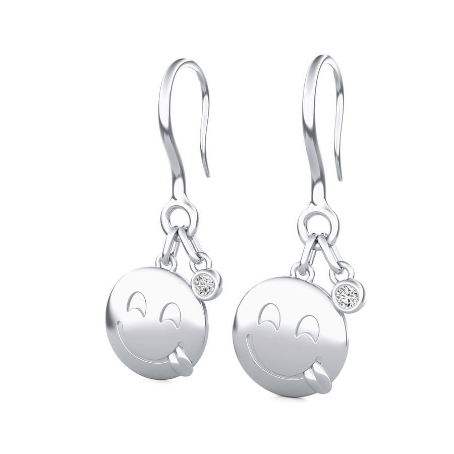Emoji Smiley Earrings