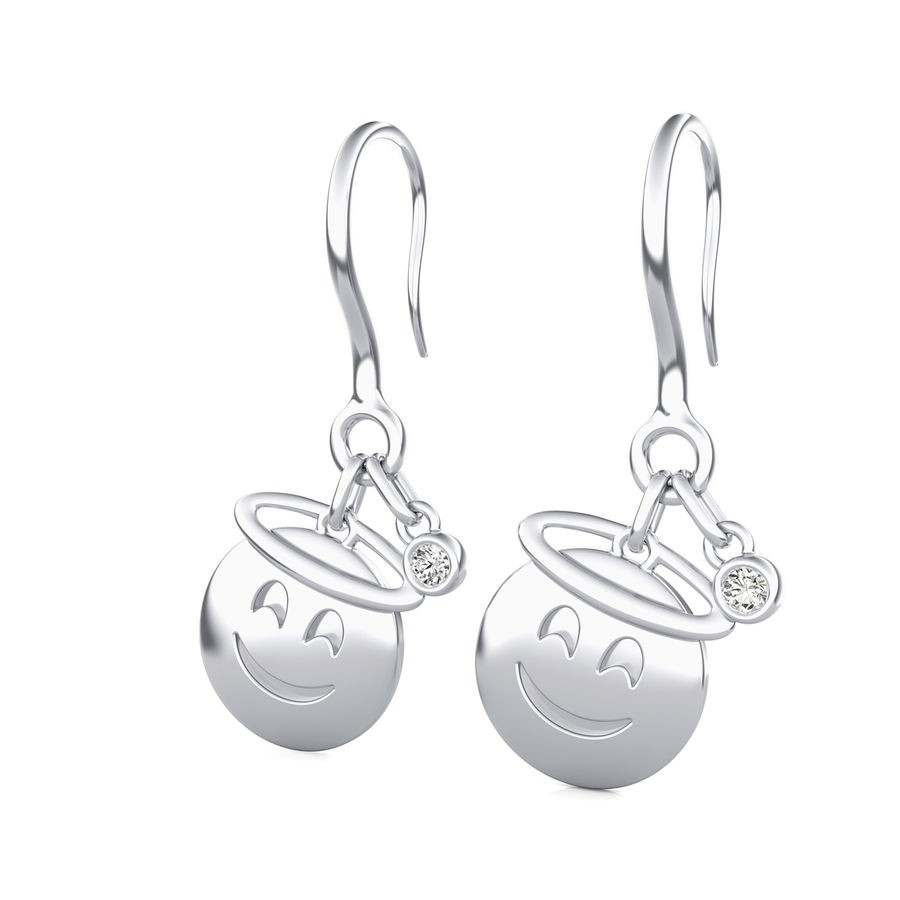 Emoji Angel Earrings