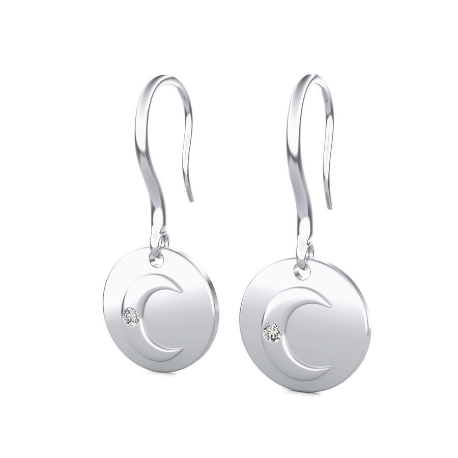 Moon Coin Earrings