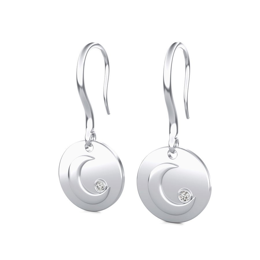 Moon Coin Earrings