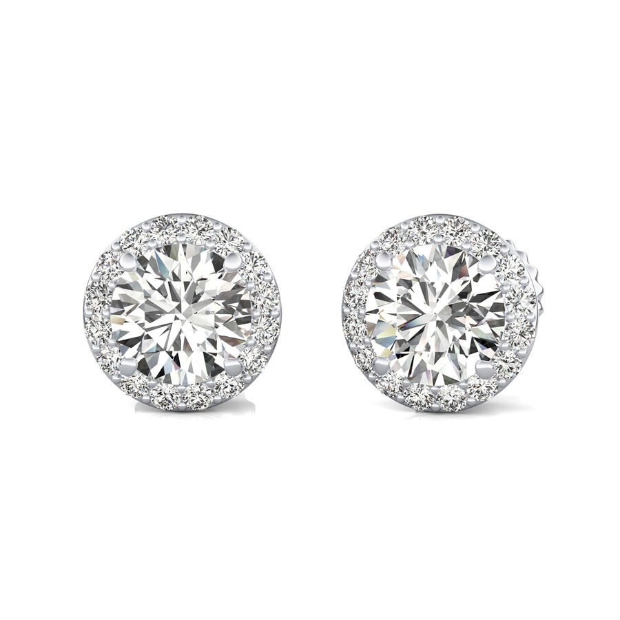 Halo Stud Earrings