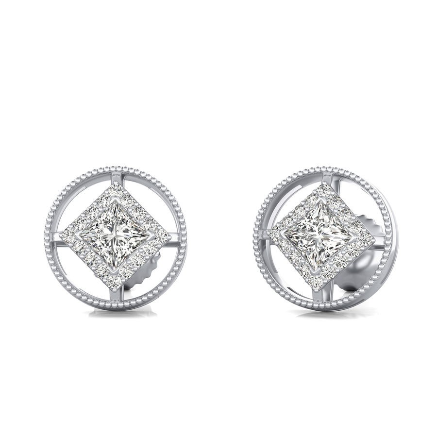 Halo Stud Earrings