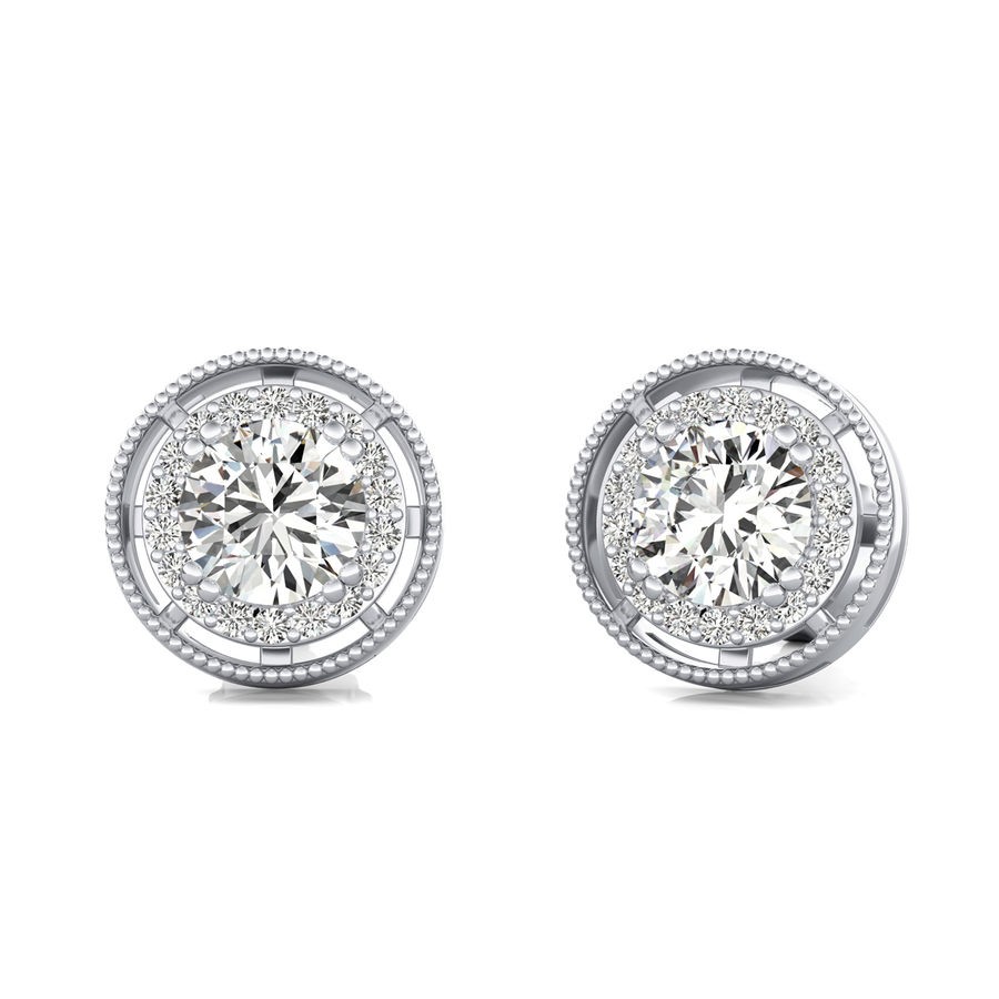 Halo Stud Earrings