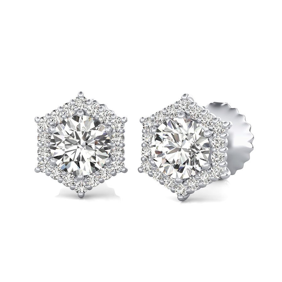 Halo Stud Earrings