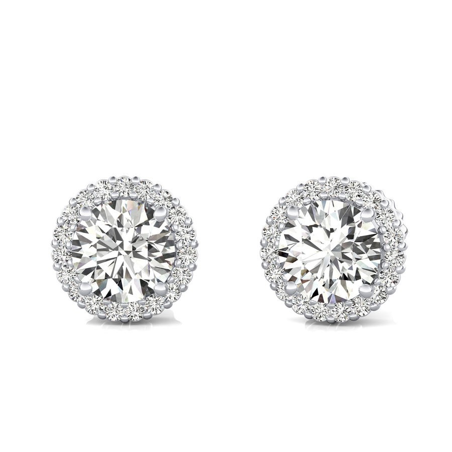 Halo Stud Earrings